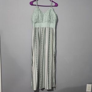 No Boundaries Light Blue Smocked Top